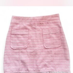 BB Dakota Pink Textured Skirt